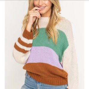 Color lock sweater from Lush